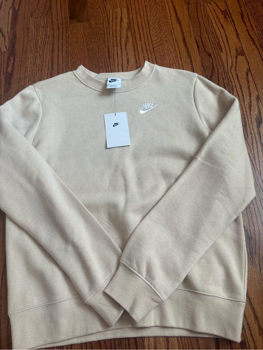Nike Crewneck Sweatshirt in Beige